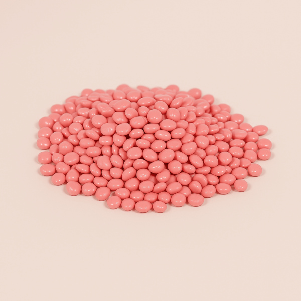 Cera en perlas rosa para depilación piel sensible
