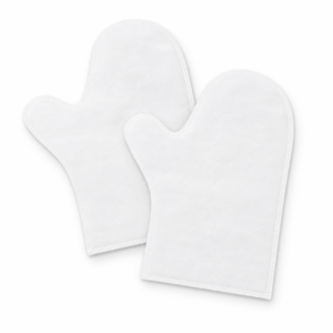 Manoplas desechables blancas