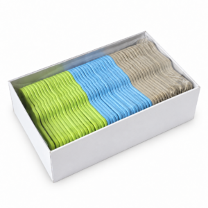 Caja de navajas desechables de colores surtidos