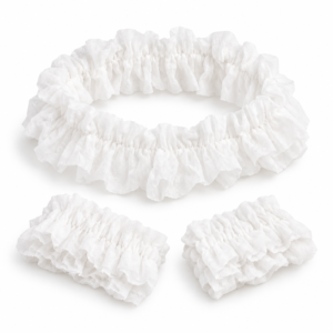 Bandas blancas desechables para el cabello