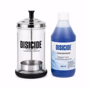 Desinfectante de utensilios Disicide 600 ml con jarra medidora para peluquería y estética