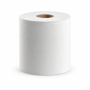 Rollo blanco de papel spunlace de 20 × 20 cm y 250 servicios