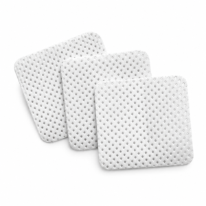 Mini toallitas blancas sin pelusa de 5 × 5 cm para manicura