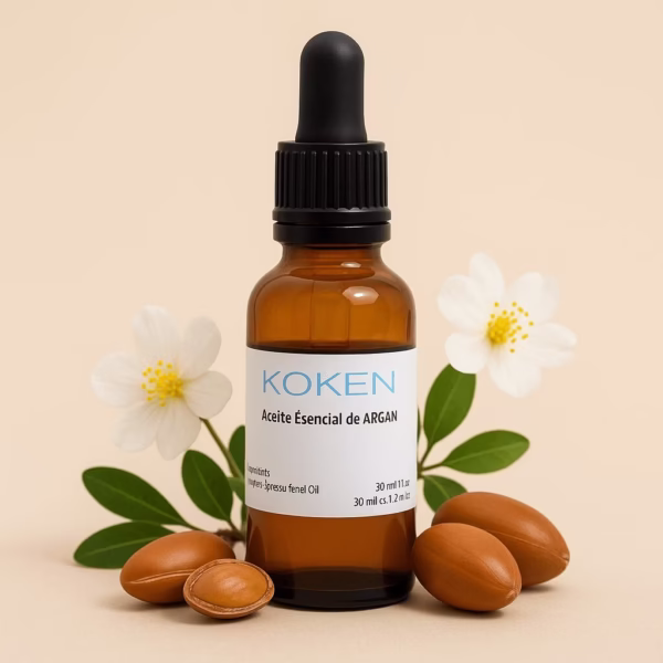Botella de aceite de argán puro 30 ml prensado en frío para cuidado de piel y cabello