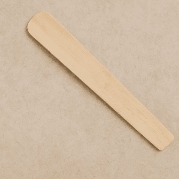 Espátula de madera grande 200 mm para depilación y tratamientos corporales