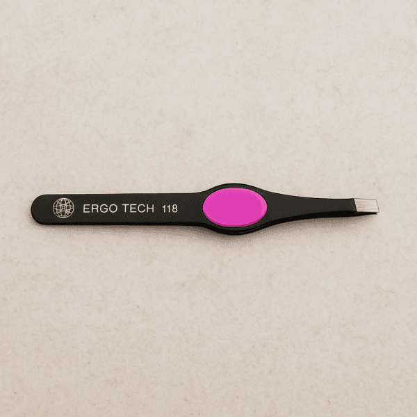 Pinza para depilar oblicua Kiepe Ergo Tech 118 de precisión profesional