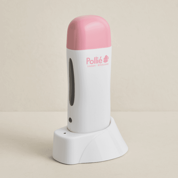 Calentador roll-on con base magnética para depilación profesional
