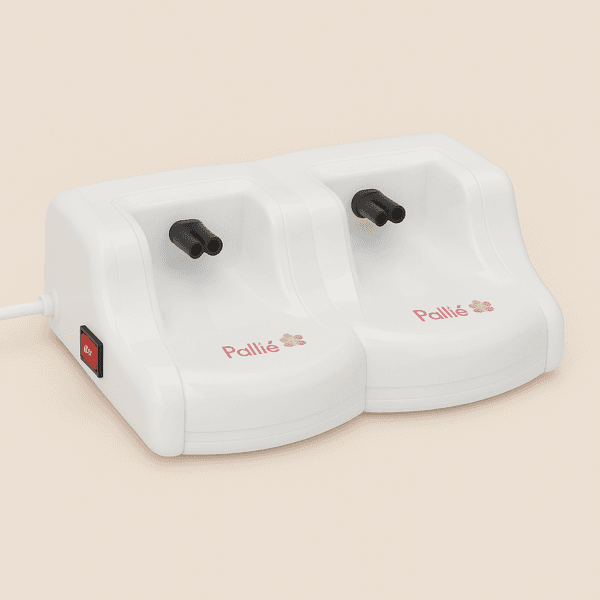 Base doble para calentador roll-on de 100 ml con botón On/Off