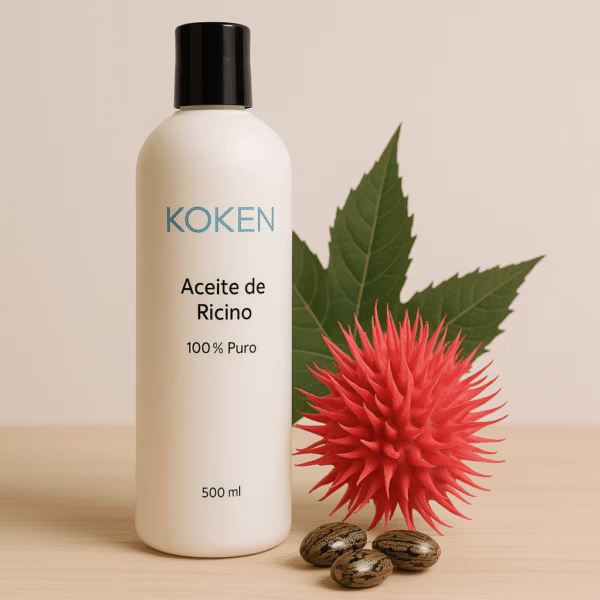 Aceite de Ricino 100% Puro 500 ml para piel, cabello y uñas