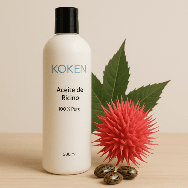 Aceite de Ricino 100% Puro 500 ml para piel, cabello y uñas