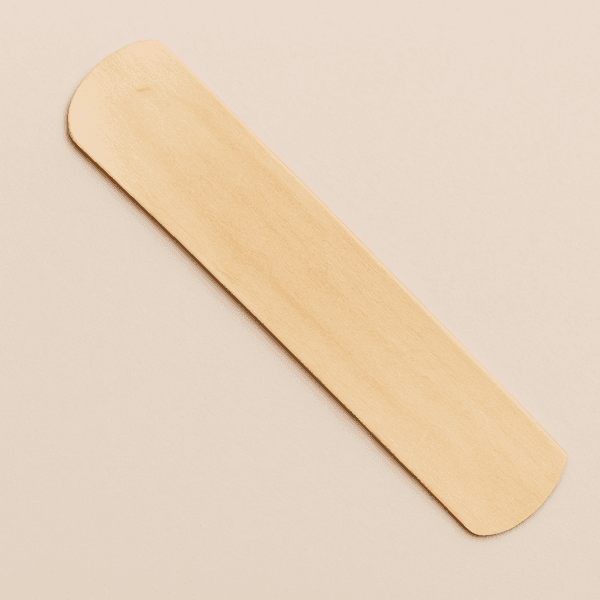 Espátula de madera mediana 160 mm para aplicar cera depilatoria