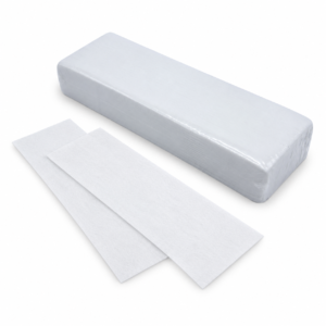 Pack de 100 bandas depilatorias de celulosa con dos bandas extendidas