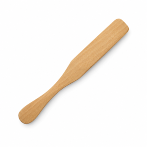 Espátula de madera con mango para aplicar cera y cosméticos