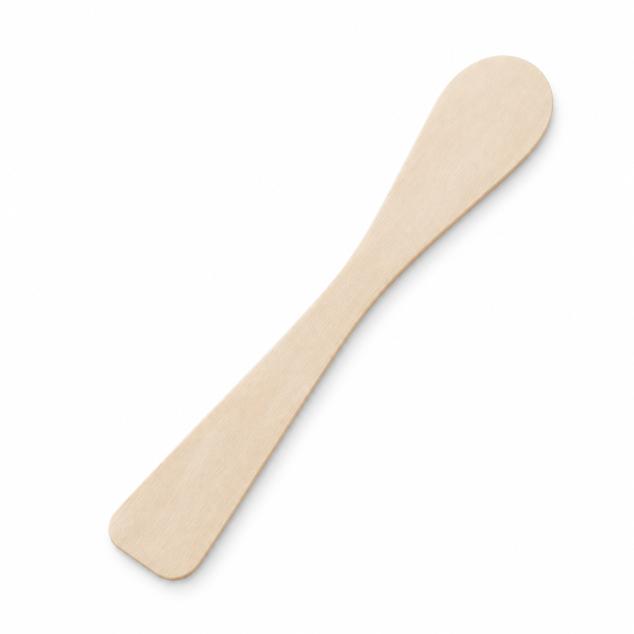 Espátula de madera con forma de cuchara de 20 cm