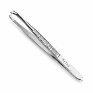Pinza de depilar cromada Pollié