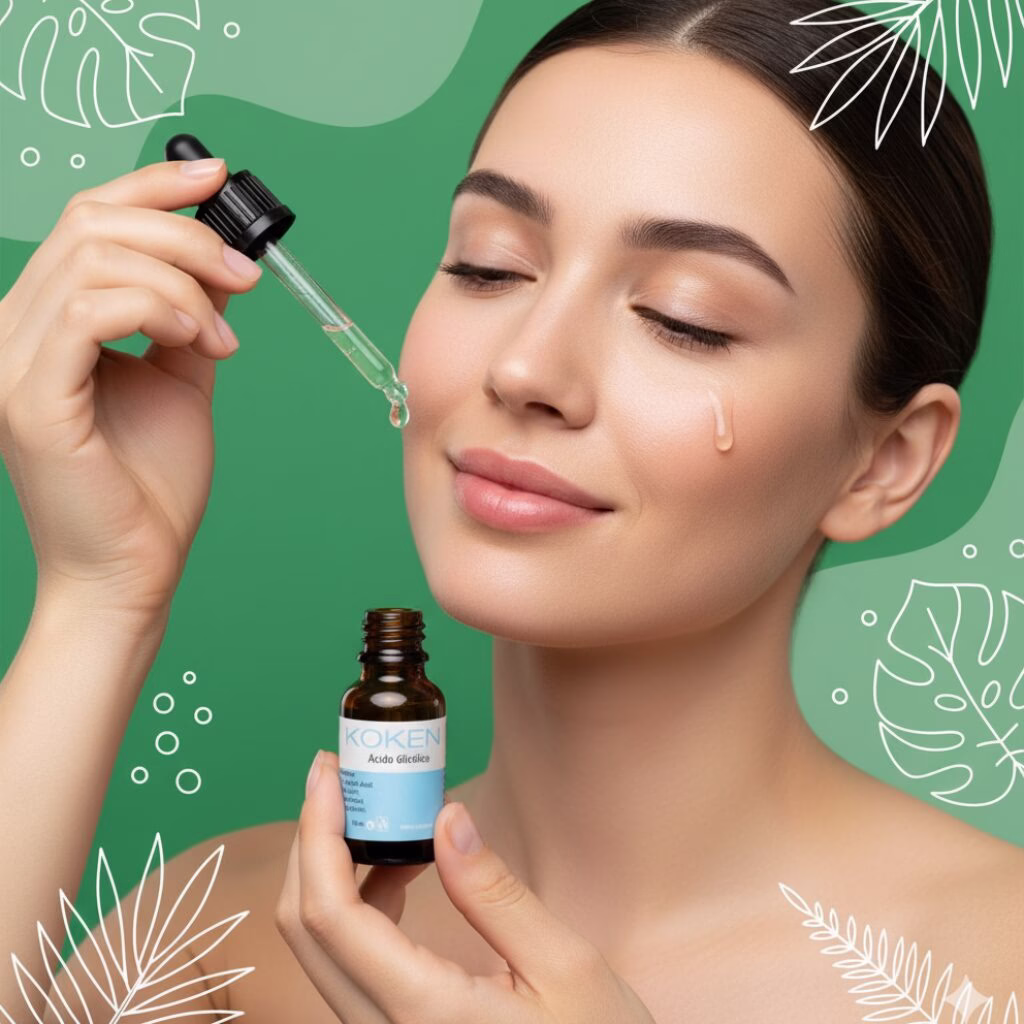 mujer-aplicando-serum-acido-glicolico-rostro-tratamiento-facial