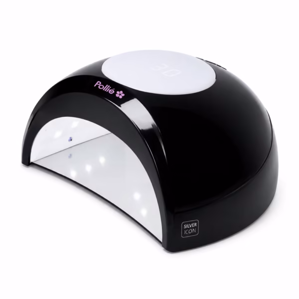 Lampara-de-unas-Silver-Light-Pollie-LED-UV-65W-Negra Lámpara de uñas Silver Light Pollié LED UV 65W en color negro