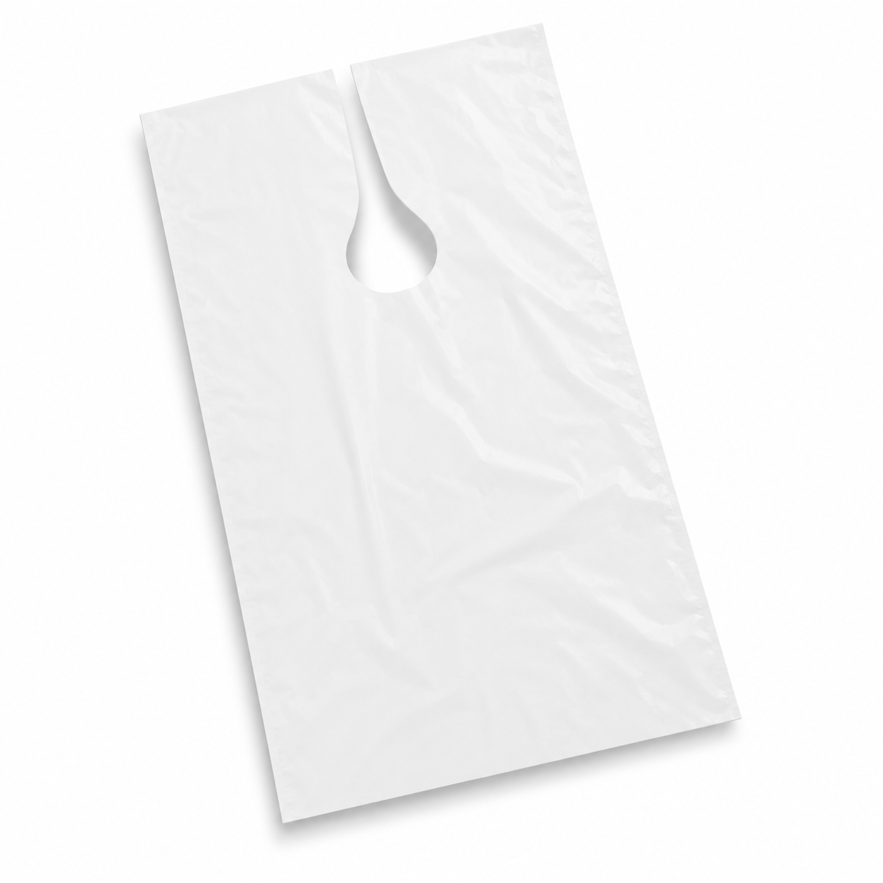 Capa blanca de plástico para tinte
