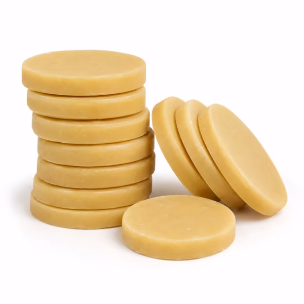 Discos de cera depilatoria natural en formato de 1 kg para depilación profesional