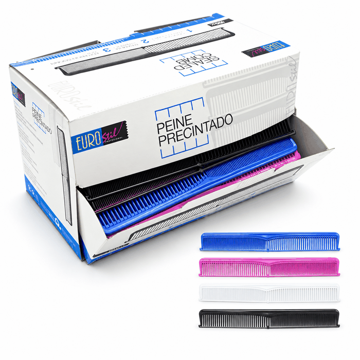 Peines desechables de colores, 100 unidades