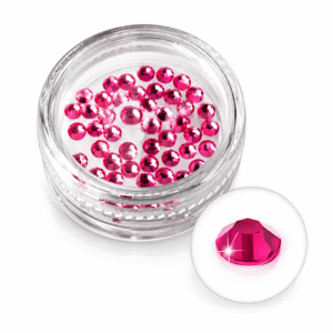 Brillantes rosas para uñas de 5 mm, 50 piezas