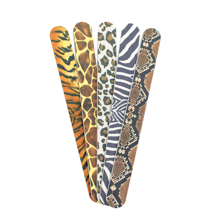 Limas acolchadas Animal Print, pack de 5
