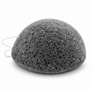 Esponja konjac facial con carbón vegetal