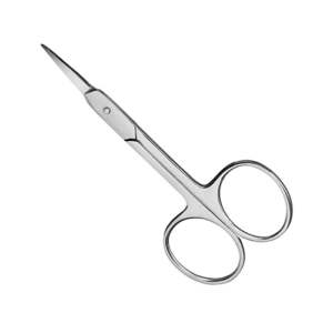 Tijeras curvas de cutículas con punta fina