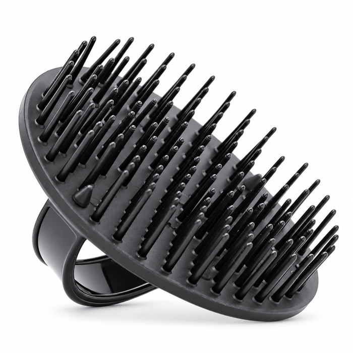 Cepillo masajeador de cabello negro