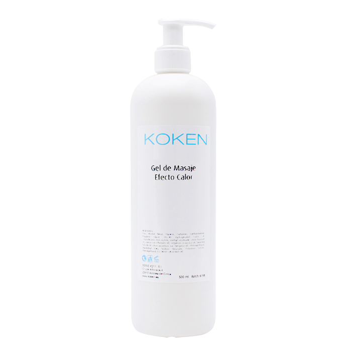 Gel de masaje efecto calor 500 ml