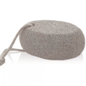 Piedra pómez ovalada con cuerda para pies