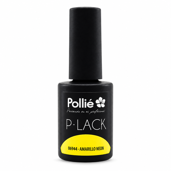 Esmalte semipermanente Pollié P-Lack Amarillo Neón 9 g