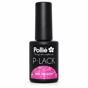 Esmalte semipermanente Pollié P-Lack Pink Glitter 9 g