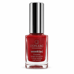 Esmalte D'Orleac Weeklac rojo nacarado 13 ml