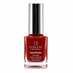 Esmalte D'Orleac Weeklac rojo fuego 13 ml