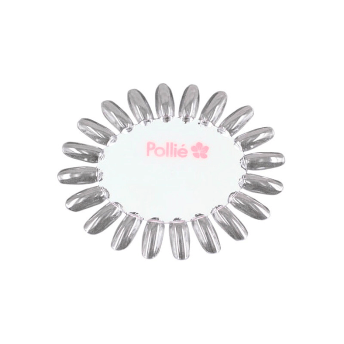 Muestrarios de uñas Pollié transparentes, 10 paletas