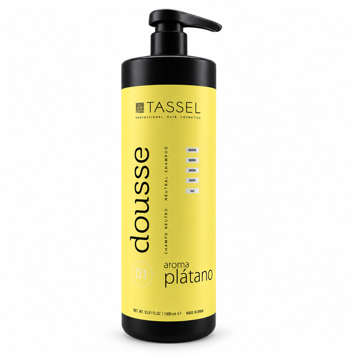 Champú neutro Tassel aroma plátano, 1000 ml