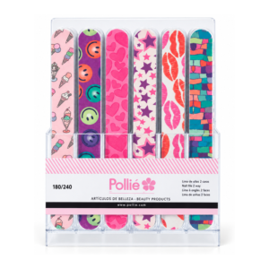 Expositor con 48 limas de uñas Fantasía