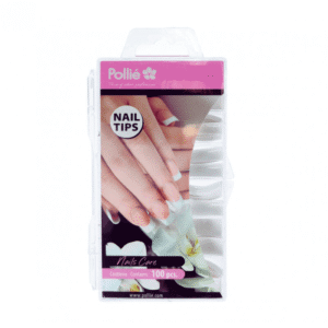 Tips de uñas Pollié naturales cuadrados, 100 unidades