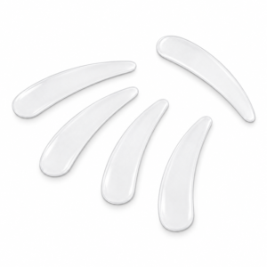 Mini espátulas transparentes para cremas, 10 unidades