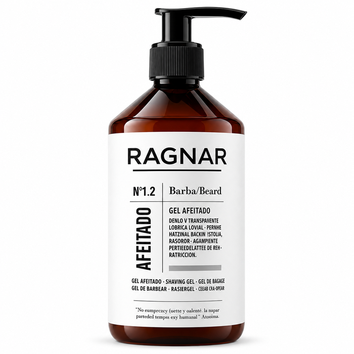 Gel de afeitado transparente Ragnar, 1000 ml