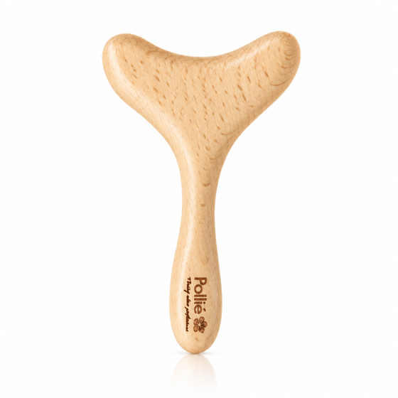 Tabla facial de madera Pollié para maderoterapia