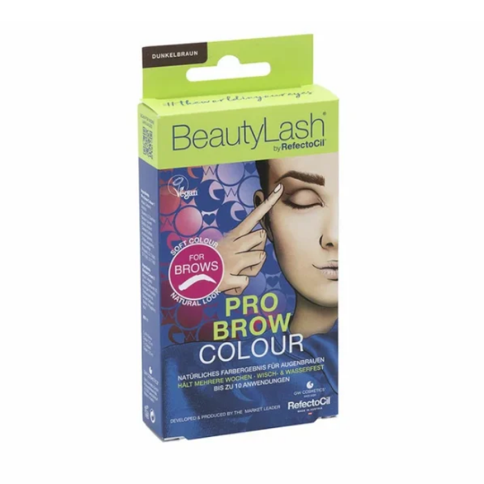 Kit tinte de cejas BeautyLash Pro Brow Colour castaño oscuro, 7 ml