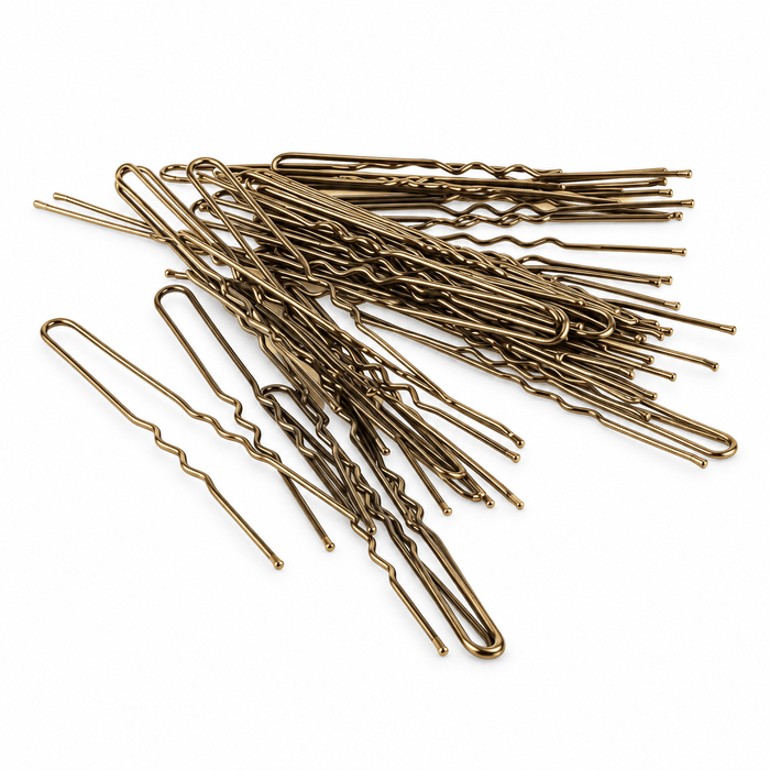 Horquilla invisible bronce 400 unidades