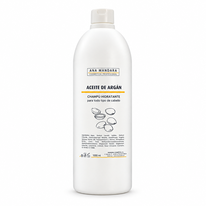 Champú Tassel con aceite de argán, 1000 ml