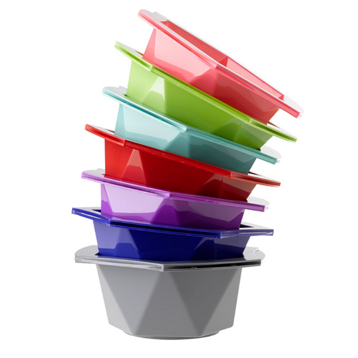 Set de 7 boles de colores para tinte