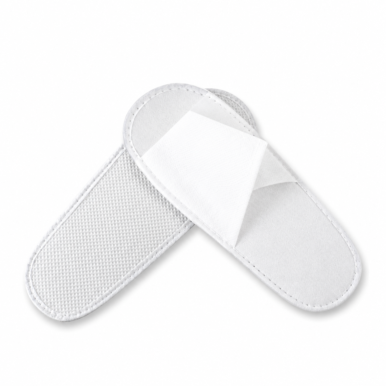 Chanclas desechables abiertas con suela de goma · 10 pares