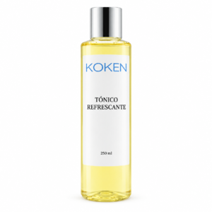 Tónico refrescante Koken 250 ml, vista frontal sobre fondo blanco