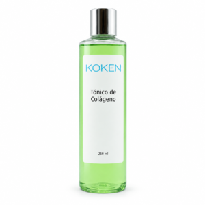 Tónico de colágeno Koken 250 ml, vista frontal sobre fondo blanco