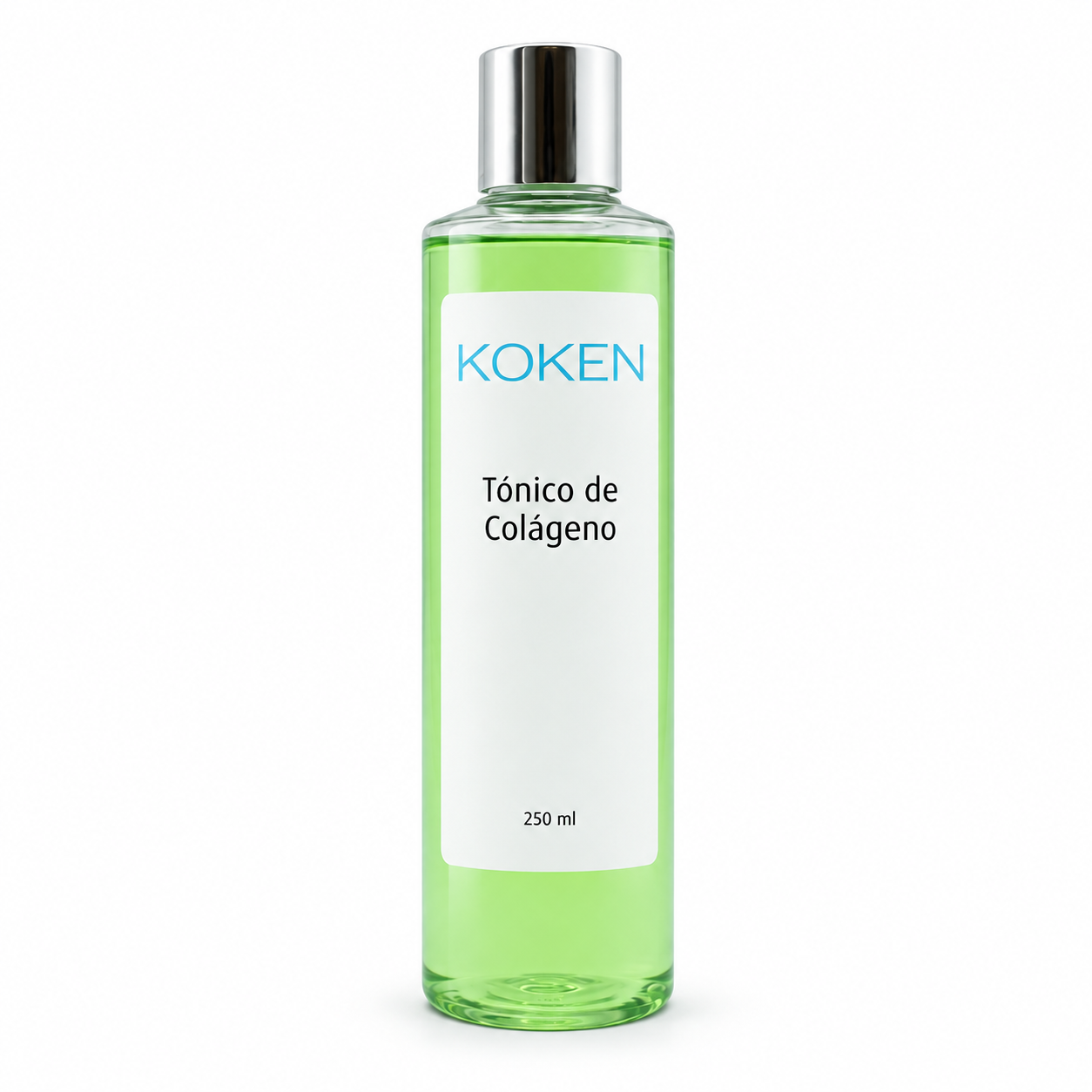 Tónico de colágeno Koken 250 ml, vista frontal sobre fondo blanco